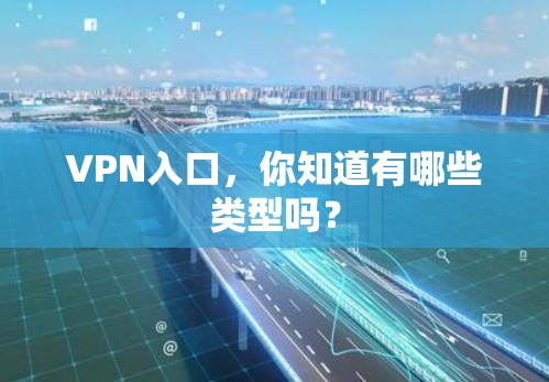 VPN入口,你知道有哪些类型吗?