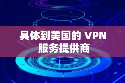 具体到美国的 VPN 服务提供商 具体到美国的 VPN 服务提供商