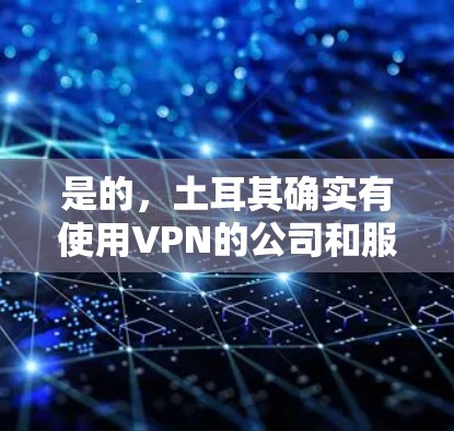 是的,土耳其确实有使用VPN的公司和服务。土耳其在互联网服务提供商方面拥有多个企业,这些公司通常提供VPN服务,以便用户在土耳其境内进行VPN访问,访问其他国家的网站或应用