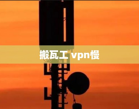 搬瓦工 vpn慢