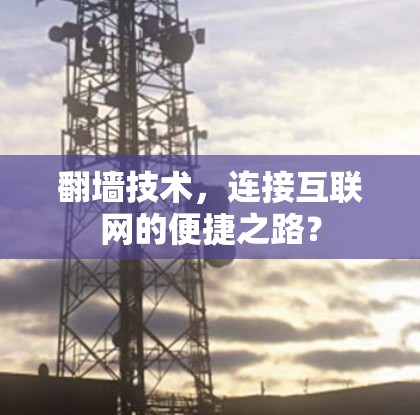 翻墙技术，连接互联网的便捷之路？