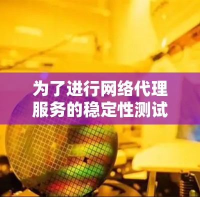 为了进行网络代理服务的稳定性测试，以下是一个清晰的步骤指南