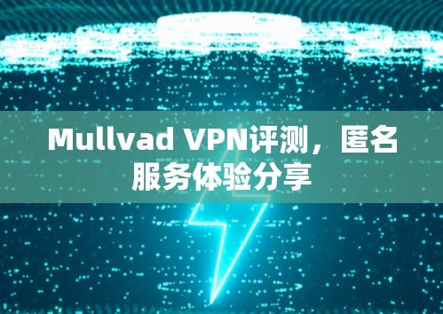 Mullvad VPN评测,匿名服务体验分享