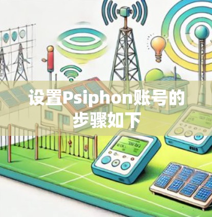 设置Psiphon账号的步骤如下