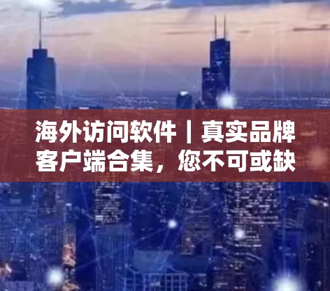 海外访问软件|真实品牌客户端合集,您不可或缺的全球品牌管理工具