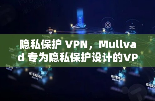 隐私保护 VPN，Mullvad 专为隐私保护设计的VPN推荐